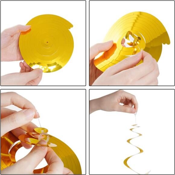 Colorful Ceiling Swirl Decorations Hanging Party Streamers Wedding Graduation - Picture 4 of 7